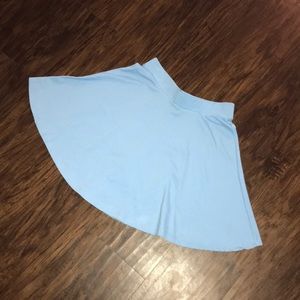 Baby blue skater skirt